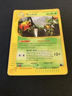 Pokemon TCG BEEDRILL H4/H32 Skyridge 2003 - ENG ENGLISH - Image 2