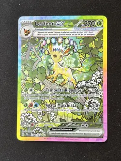 Pokemon TCG LEAFEON EX 144/131 EVOLUZIONI PRISMATICHE - ITA ITALIANO - Image 1