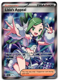 Lisia's Appeal 234/191 - 🌊 Surging Sparks Ultra Rare Pokemon TCG 🖤 - NM - Image 1