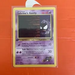 Pokemon TCG Sabrina's Gastly 96/132 1st Edition Gym Challenge Common WOTC - Image 1