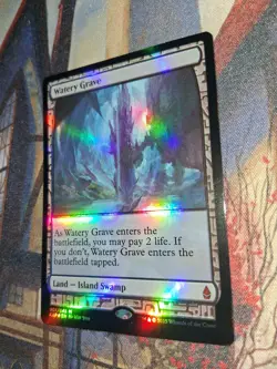 MTG FOIL Watery Grave Zendikar Expeditions NM - Image 3