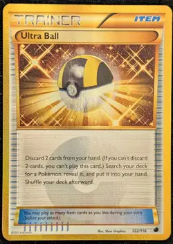 POKEMON - ULTRA BALL 122/116 | PLASMA FREEZE | SECRET RARE | LP - Image 1