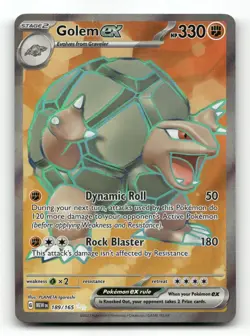 Golem ex 189/165 - 151 - Pokemon Card NM/M - Image 1