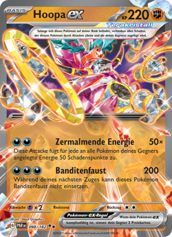 Hoopa-ex EX Deutsch Paradoxrift 098 NM Pokemon TCG - Image 1