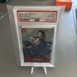 One Piece Nico Robin (Gift Collection 2023) ST01-008 PSA 10 - Image 1
