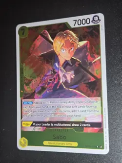 SABO (104) OP09-104 R EMPERORS IN THE NEW WORLD ONE PIECE NM - Image 1