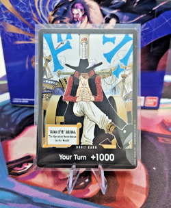 x10 Dracule Mihawk DON!! OP14 – Azure Sea’s Seven – One Piece Card Set (English) - Image 2
