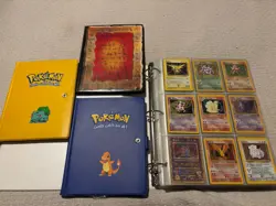 Pokemon Card Collection 1995, 96, 98 Wizard Including Holographic Over 400 Cards - Image 1