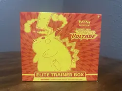 Pokemon Sword & Shield Vivid Voltage Elite Trainer Box Booster 45 Energy Cards - Image 1
