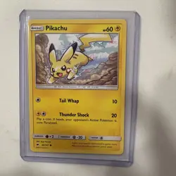 Pikachu 40/147 Burning Shadows Pokemon Card 2017 NM-Mint - Image 1