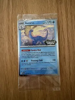 Pokemon TCG Aurorus Mega Evolution Perfect Order Card - Image 1
