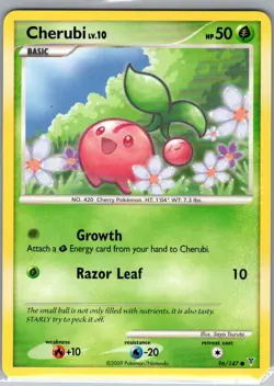 Cherubi 96/147 Non Holo Supreme Victors - Pokemon Card - NM - Image 1