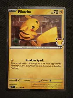 Pikachu (Pokemon Day 2026) 051/162 Pokemon Card - Image 1