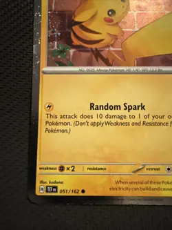 Pikachu (Pokemon Day 2026) 051/162 Pokemon Card - Image 5