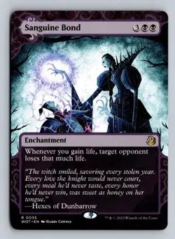 Sanguine Bond - WOT #35 Rare - NM / Mint WOE Enchanted Tales Single - Image 2