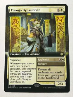Eiganjo Dynastorian EXTENDED ART 63 Regular Secrets of Strixhaven SOC - Image 1