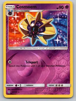 Cosmoem 61/156 Uncommon Ultra Prism Pokemon Reverse Holo LP - Image 1
