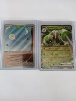Pokemon Tarountula & Spidops EX Holo Card Lot SV1 Nintendo 2023 - Image 1