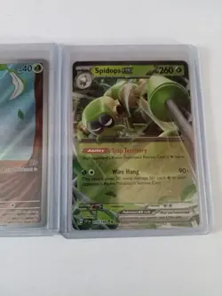 Pokemon Tarountula & Spidops EX Holo Card Lot SV1 Nintendo 2023 - Image 3