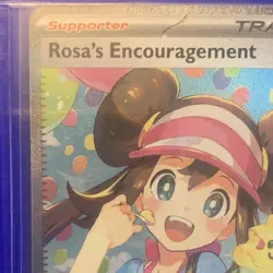 Pokemon Rosa's Encouragement Full Art Holo Rare Trainer-Supporter 123/088 - Image 1