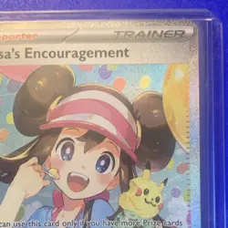 Pokemon Rosa's Encouragement Full Art Holo Rare Trainer-Supporter 123/088 - Image 2