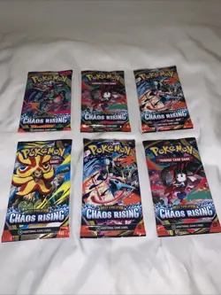 ✅Fast Shipping✅ SEALED Pokemon TCG: ME04 Chaos Rising 6x Booster Pack Lot - Image 1