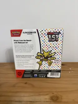 Pokemon TCG Scarlet and Violet - 151 Alakazam ex Collection Box - 4 Packs 820650855269 - Image 2
