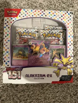 Pokemon TCG Scarlet and Violet - 151 Alakazam ex Collection Box - Image 1