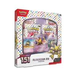 Pokemon TCG Scarlet and Violet 151 Alakazam ex Collection Box (4 Packs) 820650855269 - Image 1