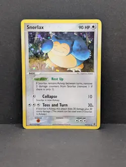 Snorlax 15/112 FireRed & LeafGreen Holo Ultra Rare Pokemon TCG Nintendo LP - Image 1