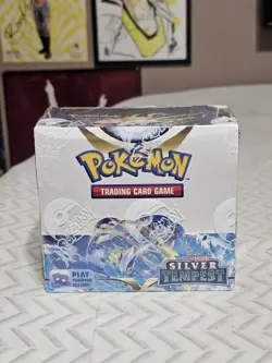 Pokemon TCG Silver Tempest Booster Box Sealed - Image 1