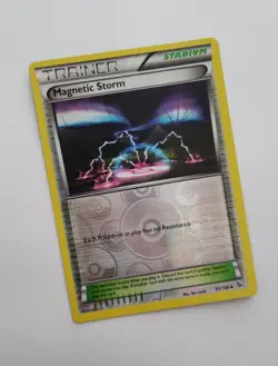 Pokemon Magnetic Storm 91/106 XY Flashfire Reverse Holo 2014 Trainer Card TCG EN - Image 1