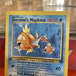 Pokemon TCG Giovanni's Magikarp 73/132 1st Edition Gym Challenge WOTC Vintage - Image 4