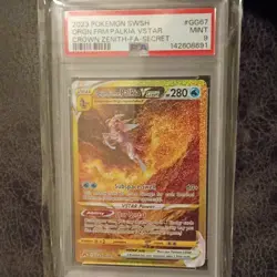 Pokemon Origin Forme Palkia VSTAR SWSH Crown Zenith GG67 Secret Rare Holo PSA 9 - Image 1