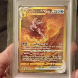 Pokemon Origin Forme Palkia VSTAR SWSH Crown Zenith GG67 Secret Rare Holo PSA 9 - Image 3