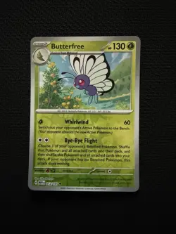 Pokemon TCG Butterfree 012/165 Sv: Scarlet & Violet 151 Reverse Holo - Image 1
