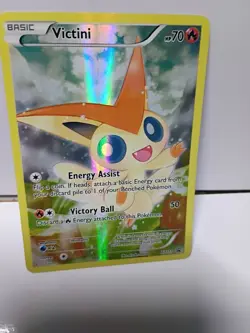 Victini XY117 Holo Full Art TCG XY Black Star Promo 2016 NM NO DMG From pack to - Image 1