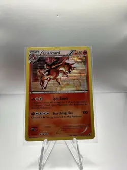 Pokemon TCG Charizard Legendary Treasures Holo Rare Card 19/113 - Image 1