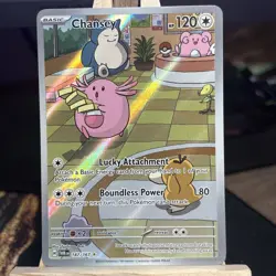 Pokemon Chansey 187/167 Twilight Masquerade Special Illustration Rare Holo HP120 - Image 1