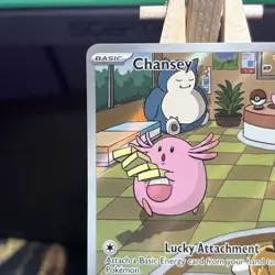 Pokemon Chansey 187/167 Twilight Masquerade Special Illustration Rare Holo HP120 - Image 2