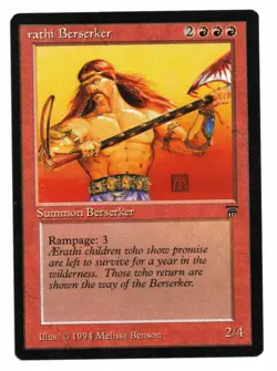 Magic the Gathering MTG Card: Rathi Berkerker Legends Rare! NM - Image 1