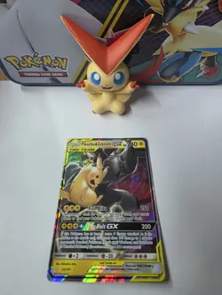 Pokemon TCG Pikachu & Zekrom GX Sun Moon Team Up 33/181 Holo Ultra Rare NM - Image 1