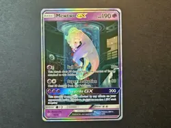 Mewtwo GX Shining Legends 78/73 Secret Rare Full Art Holo Pokemon TCG - Image 1