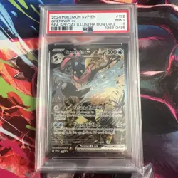 2024 POKEMON SVP PROMO SPECIAL ILLUSTRATION COLLECTION #132 GRENINJA EX PSA 9 - Image 1