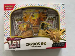 Pokemon TCG Scarlet & Violet 151 Zapdos EX Box New Factory Sealed - Image 1