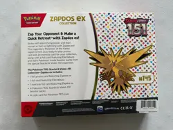 Pokemon TCG Scarlet & Violet 151 Zapdos EX Box New Factory Sealed - Image 2