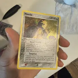 Pokemon TCG Mawile Reverse Holo Rare Holon Phantoms 23/110 Damaged - Image 2
