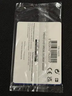 Pokemon TCG Special Delivery Bidoof SWSH177 Black Star Promo Card Sealed - Image 2