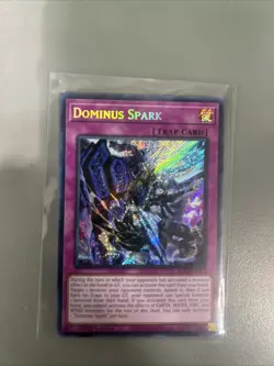 Dominus Spark Secret Rare 1st Edition Yu-Gi-Oh BLZD-EN077 - Image 1