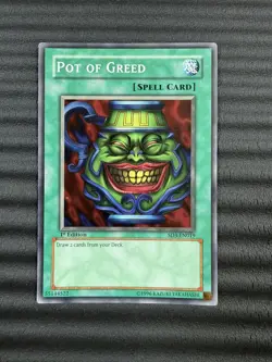 Yugioh - Pot Of Greed - Common - SD3 - 1st Ed - Image 1